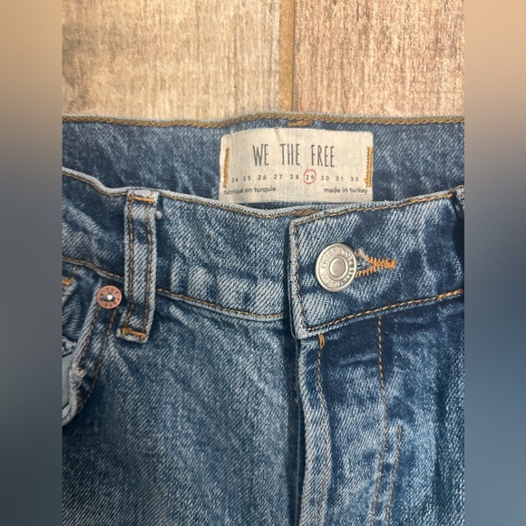 Free People We The Free Stella Skinny Jean Rip & Repair Raw Hem 29 - Picture 5 of 8